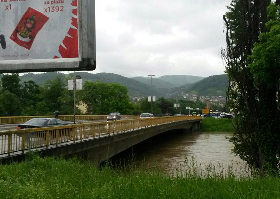 Бањалука, мост у насељу Ребровац (фото: Twitter)