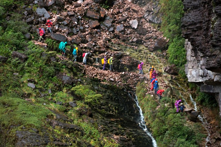 Некад неприступачна планина Рораима, која се налази на граници између Венецуеле и Бразила, данас привлачи на хиљаде шетача и планинара да се упусте у шестодневну авантуру до ове мистериозне планине...