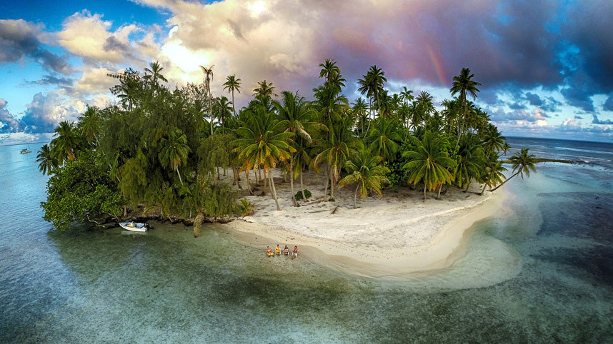 Фотографија која је освојила треће мјесто у категорији "Природа" - Таха, Француска Полинезија (Lost Island) - (Фото: Dronestagram/Marama Photo Video)