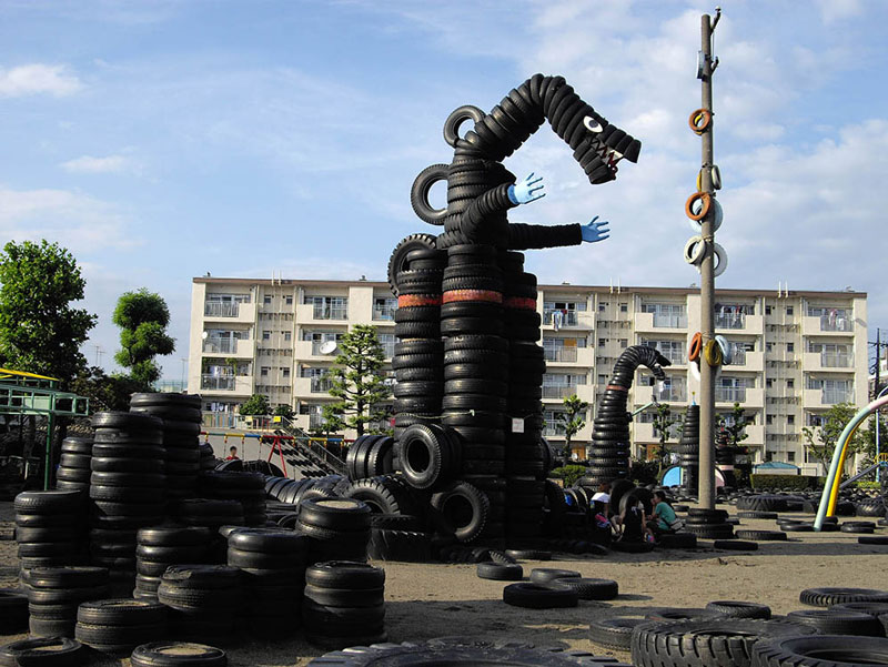 Токио: Ниши Рокуго - забавни парк за дјецу направљен од хиљаду старих гума  (Фото:Wikimedia Commons)
