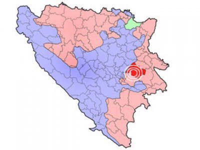 Општина Пале на мапи БиХ/РС (илустрација) - 
