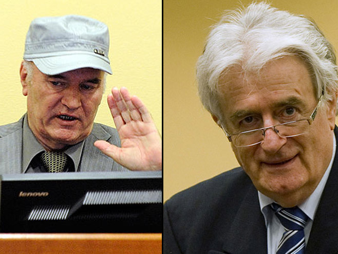 Mladić i Karadžić - Foto: RTRS