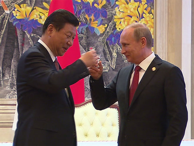 Владимир Путин и Кси Ђинпинг славе "гасни посао вијека" између Русије и Кине - Фото: RT