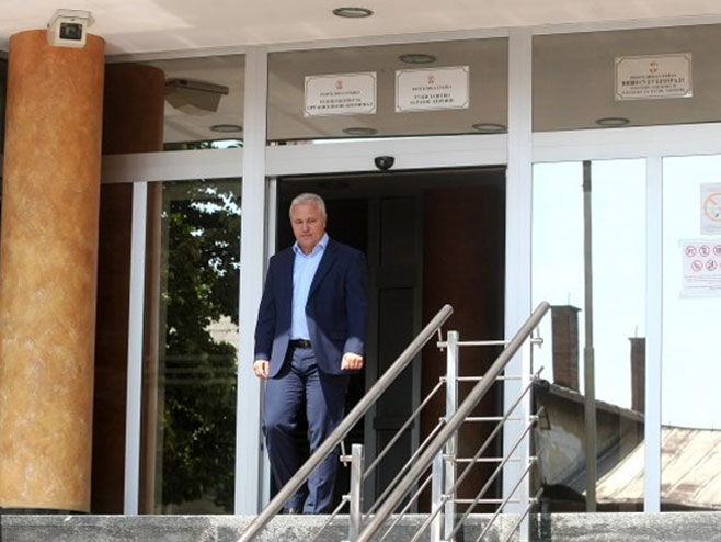 Динкић испред Тужилаштва за организовани криминал - Фото: ТАНЈУГ