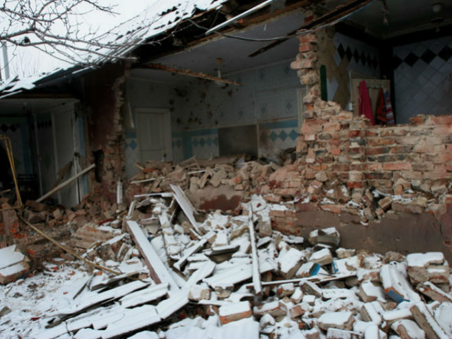 Разрушена кућа у Доњецку - Фото: РИА Новости