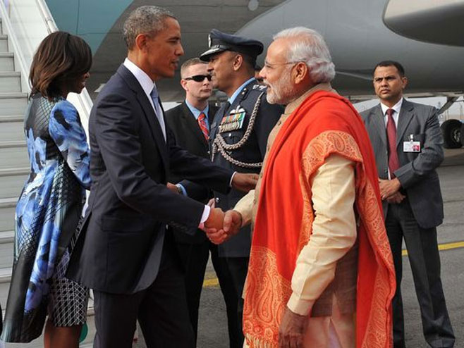 Обама у Индији - Фото: AFP/Getty images