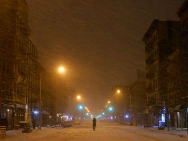 Снијег у Њујорку - Фото: AP