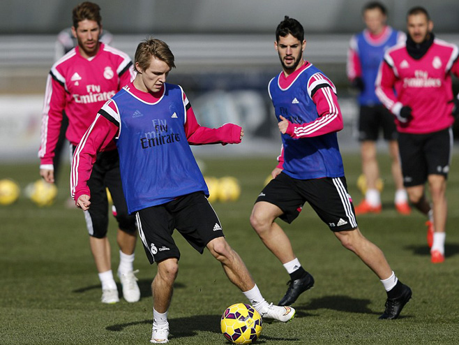 Мартин Едегор на тренингу Реал Мадрида - Фото: Getty Images