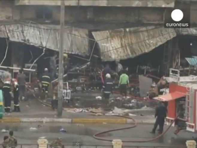 Бомбашки напад у Багдаду (Screenshot from Euronews video) - 
