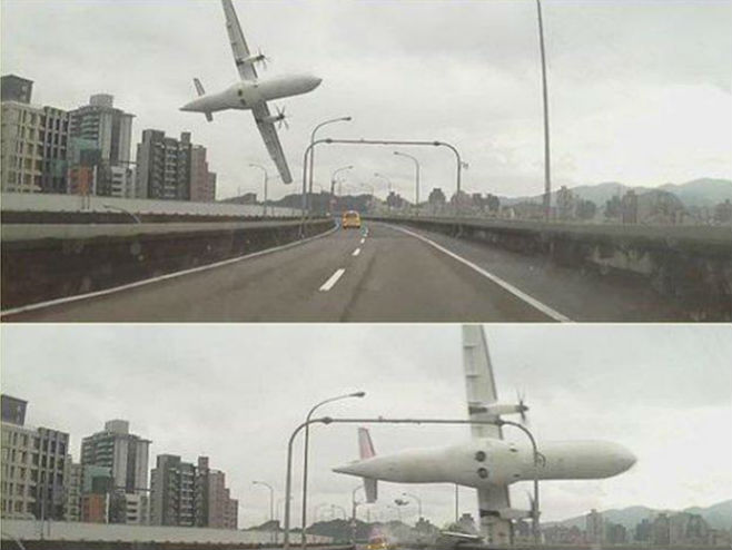 Срушио се авион "ТрансАзија" (photo: Twitter) - 
