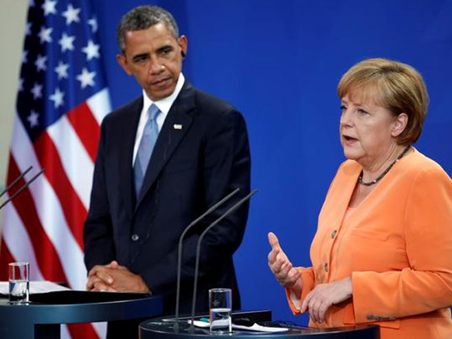 Барак Обама и Ангела Меркел (архив) - Фото: Beta/AP