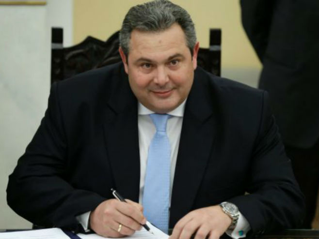 Грчки министар Панос Каменос - Фото: Beta/AP