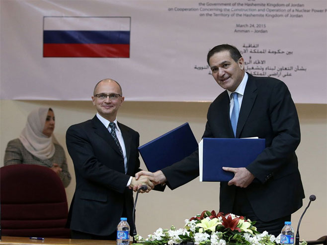 Сергеј Киријенко и Калед Тукан потписали споразум о градњи нуклеарне електране - Фото: AP
