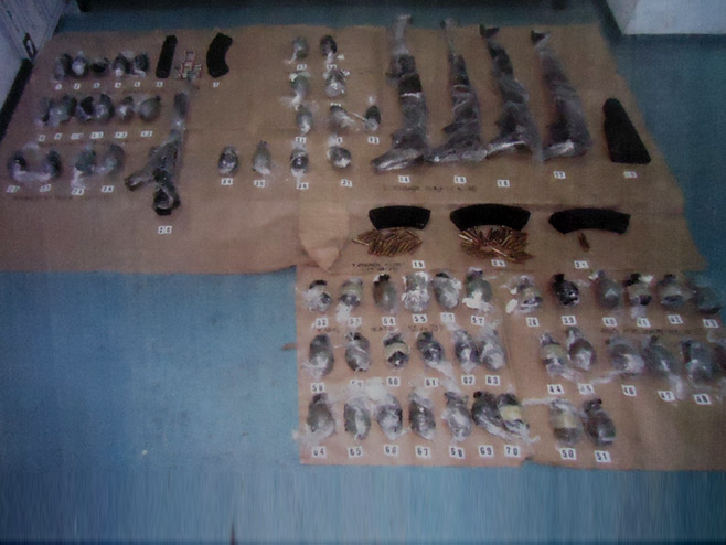 Заплијењено оружје у акцији "Трзај" - Фото: РТРС