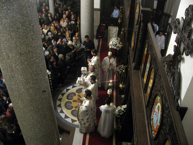 Бањалука - Васкршња литургија - Фото: СРНА