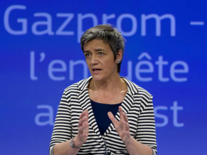 Комесарка ЕУ за конкурентност Маргарете Вестагер - Фото: AP