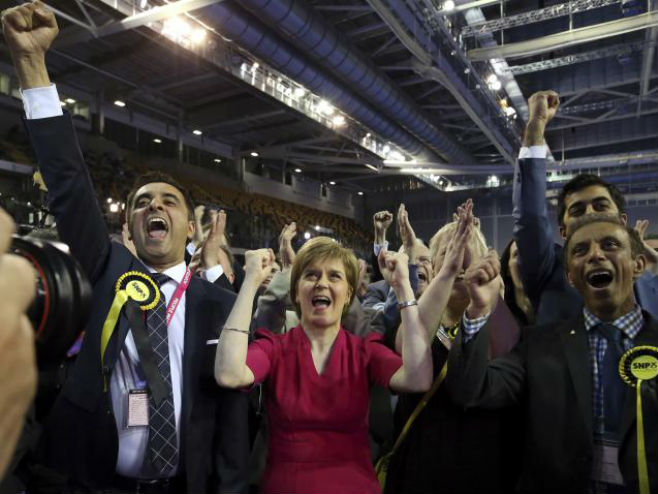 Никола Стерџон, лидер Шкотске националистичке странке - Фото: AP