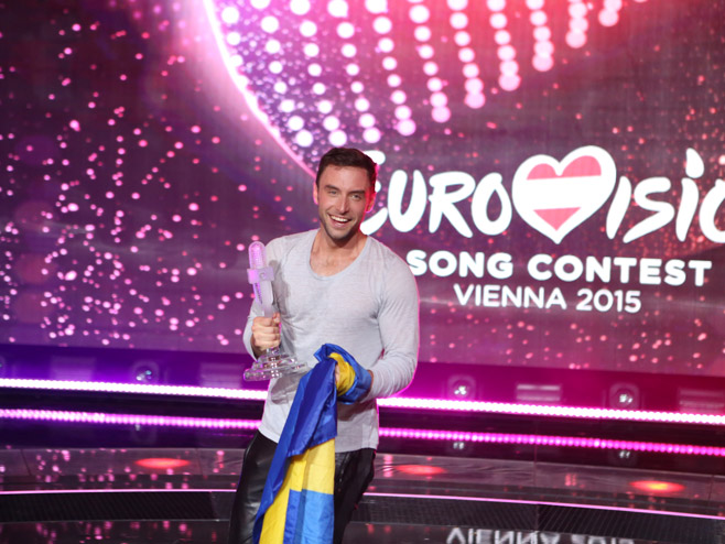 Манс Зелмерлeв и пjесма "Heroes" донијели Шведској побједу на 60. „Пјесми Евровизије“ - Фото: AFP