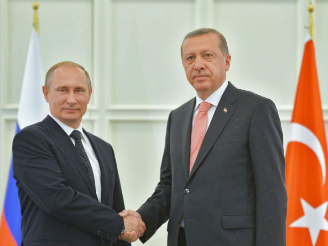 Путин и Ердоган у Бакуу (фото: © Sputnik/ Alexei Druzhinin) - 