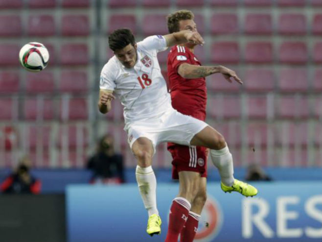 Србија - Данска 0:2 - Фото: AP