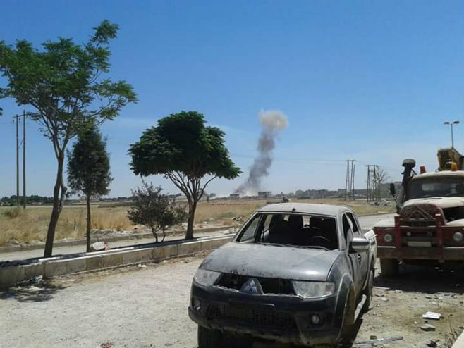 ИД напала Кобани (photo: Twitter: @jackshahine) - 