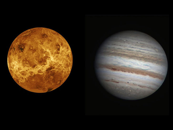 Блиски сусрет Венере и Јупитера (Фото: NASA) - 