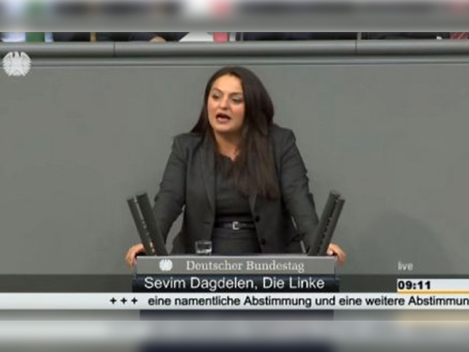 Севим Дагделен говори у Бундестагу - Фото: Screenshot