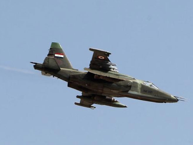 Ирачки борбени авион Сухој Су-25 - Фото: AFP