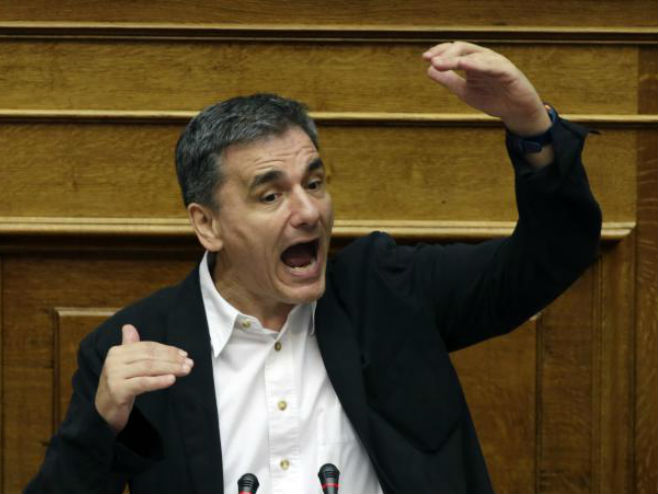 Грчки министар финансија Еуклид Цакалотос - Фото: AP
