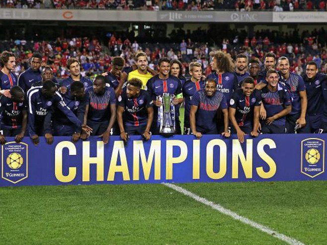 Фудбалери ПСЖ-а побједници међународног Купа шампиона - Фото: Getty Images