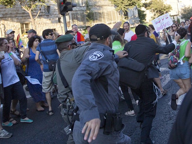 Јерусалим: Напад на геј паради - Фото: The Telegraph