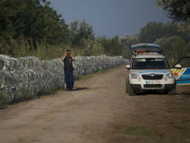 Ограда на граници Мађарске са Србијом (фото: AP - Darko Bandić) - Фото: AP