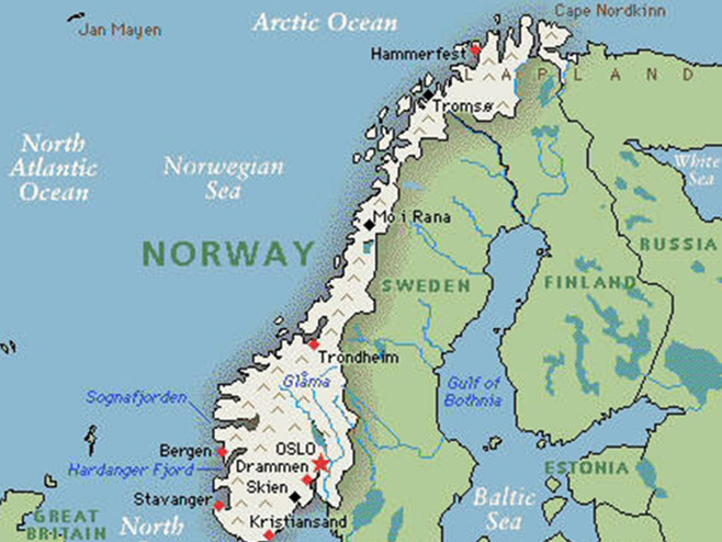 norveska mapa Norveška  Pojačane policijske provjere duž granice norveska mapa