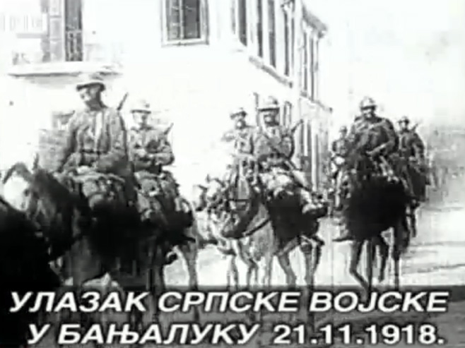 Улазак српске војске у Бањалуку 21.11.1918. год - Фото: РТРС