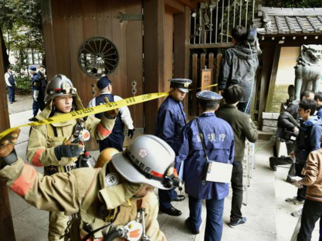 Јапан: Експлозија у храму Јасукуни - Фото: AP