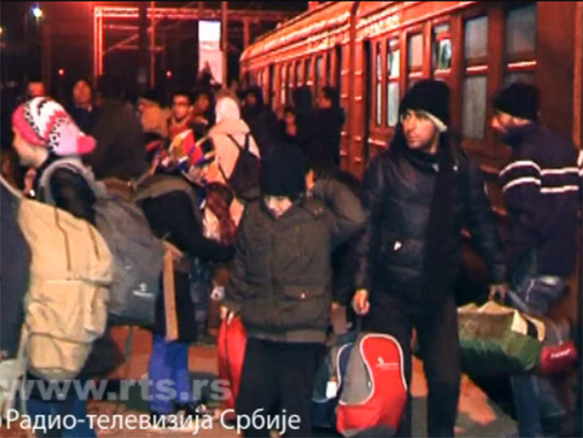 Мигранти у Ђевђелији - Фото: РТС