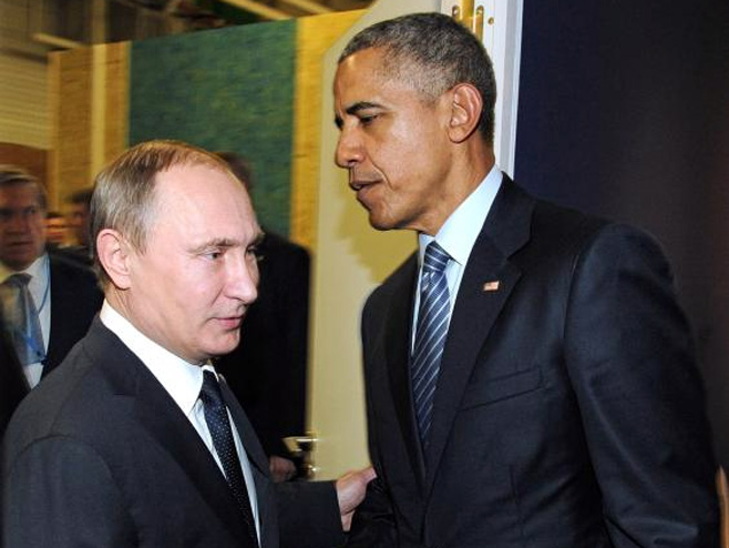 Владимир Путин и Барак Обама - Фото: ТАНЈУГ