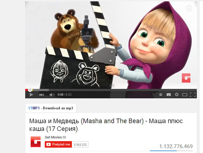 Maša i medvjed - Foto: Screenshot/YouTube