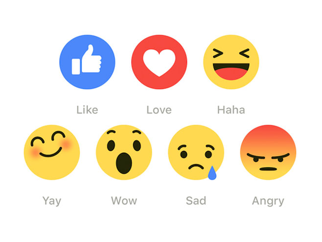 Novi emotikoni na Fejsbuku - Foto: Screenshot