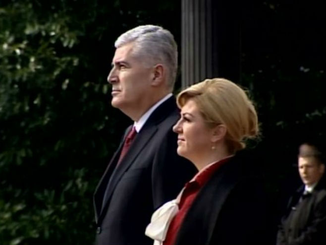 Човић и Колинда Грабар Китаровић - Фото: Screenshot