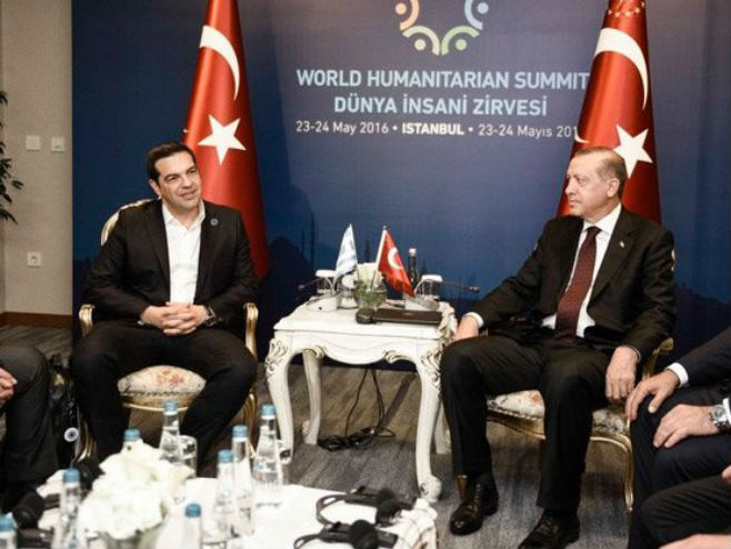 Алексис Ципрас и Реџеп Тајип Ердоган у Истанбулу (Фото: protothema.gr) - 
