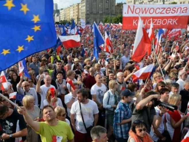 Протести у Варшави (Архив) - Фото: AFP