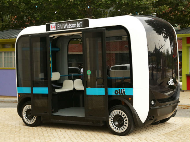 Оли, аутобус направљен путм 3D штампачем (Фото: techcrunch.com) - 
