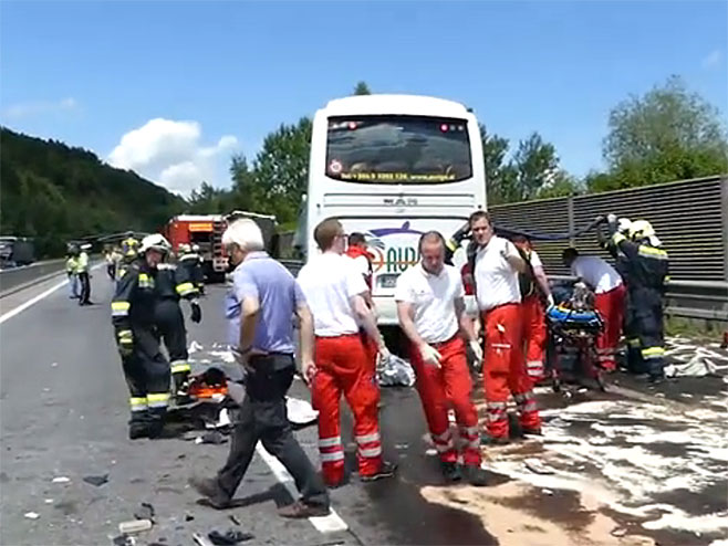 Аустрија - аутобуска несрећа - Фото: Screenshot