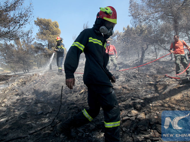 Пожар у Грчкој под контролом (Фото:huaxia ) - 
