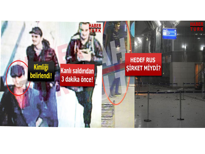 Објављене фотографије нападача на аеродрому у Истанбулу   (Фото:Twitter) - 