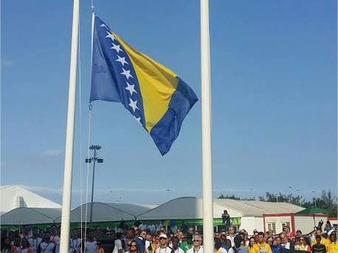 Подигнута застава БиХ пред Олимпијаду у Рију (Фото: OK BiH) - 