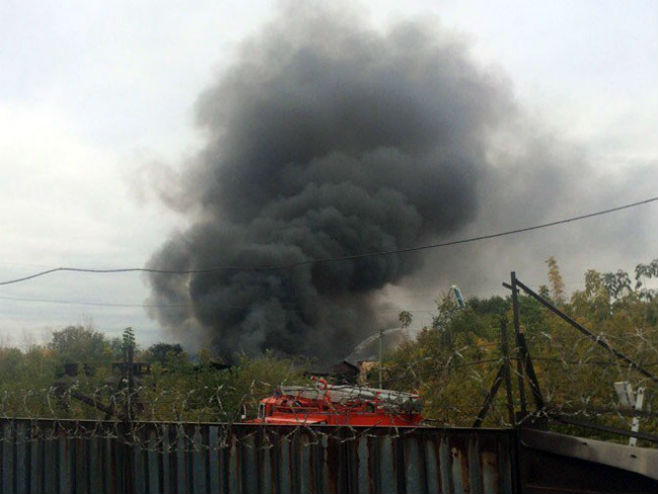 Пожар у руском ракетном центру у Самари - Фото: RT