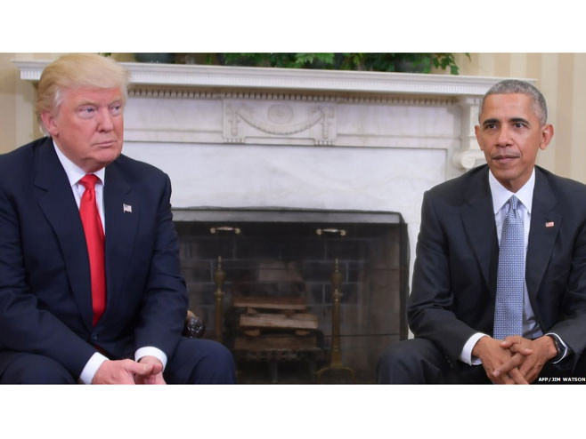 Доналд Трамп и Барак Обама (Фото:bbc/twitter) - 