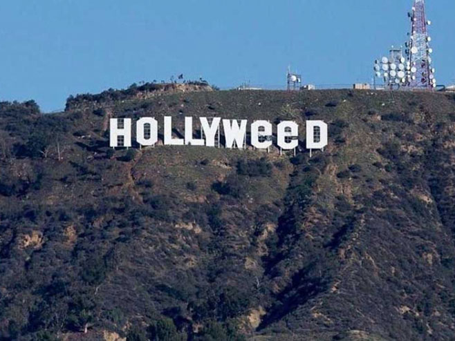 Promijenjen znak Holivud u Holived - Foto: TANJUG